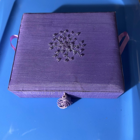 Storage & Organization | Vintage Purple Storage Box Unique Design ...